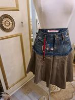 Jeans Rok, Ophalen of Verzenden, Nieuw, Zwart, Boven de knie