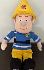 Grote knuffel van Brandweerman Sam  45 cm. zgan (Sp256), Ophalen of Verzenden, Zo goed als nieuw, Overige typen