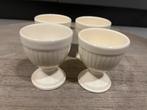 Wedgwood Edme eierdoppen 4x, Huis en Inrichting, Keuken | Servies, Ophalen of Verzenden, Zo goed als nieuw, Wedgwood, Kop(pen) en/of Schotel(s)