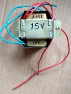Voedingstransformator trafo 15V 220V, Ophalen of Verzenden, Gebruikt
