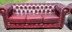 Chesterfield 3+2 bankstel ossenbloed rood + GRATIS BEZORGD, Huis en Inrichting, Banken | Bankstellen, Chesterfield, Rechte bank