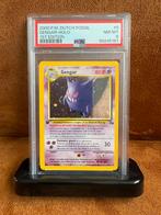 Gengar #5 Fossil Dutch 1st edition PSA 8, Ophalen of Verzenden, Zo goed als nieuw, Losse kaart