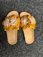 Nieuw ibiza leer slippers maat 37, Geel, Nieuw, Ophalen, Slippers