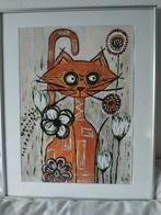 Aquarel ingelijst met passe partout , Nieuw, Antiek en Kunst, Ophalen