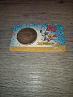 Tom en Jerry penning in coincard, Ophalen of Verzenden, Koningin Beatrix, Euro's