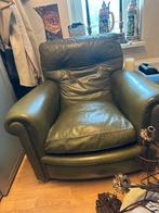 Groene Poltrona Frau leren stoel, jaren '70, Ophalen, Gebruikt, Leer, 75 tot 100 cm