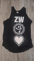 Zwarte Zumba Tanktop - Maat M, Maat 38/40 (M), Zwart, Ophalen of Verzenden, Zumba
