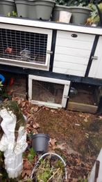 Kippen-/konijnenhok met ren., Dieren en Toebehoren, Pluimvee | Toebehoren, Ophalen, Kippenhok of Kippenren