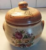 Opbergpot, Ophalen of Verzenden, Zo goed als nieuw, Pot, Bus of Blik
