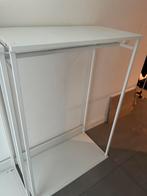 Platsa Kledingrek - Wit, Met plank(en), 100 tot 150 cm, Zo goed als nieuw, Metaal