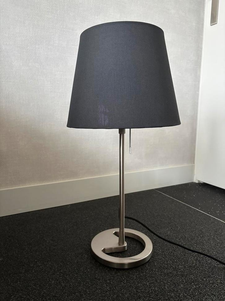 Ikea Nyfors tafellamp, Huis en Inrichting, Lampen | Tafellampen, Zo goed als nieuw, 50 tot 75 cm, Metaal, Stof, Ophalen of Verzenden