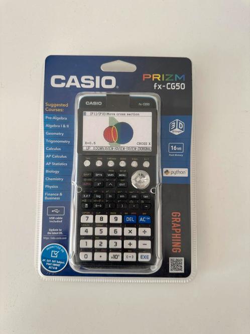 Casio fx-CG50 - Grafische rekenmachine - LCD kleurenscherm, Diversen, Rekenmachines, Grafische rekenmachine, Ophalen of Verzenden