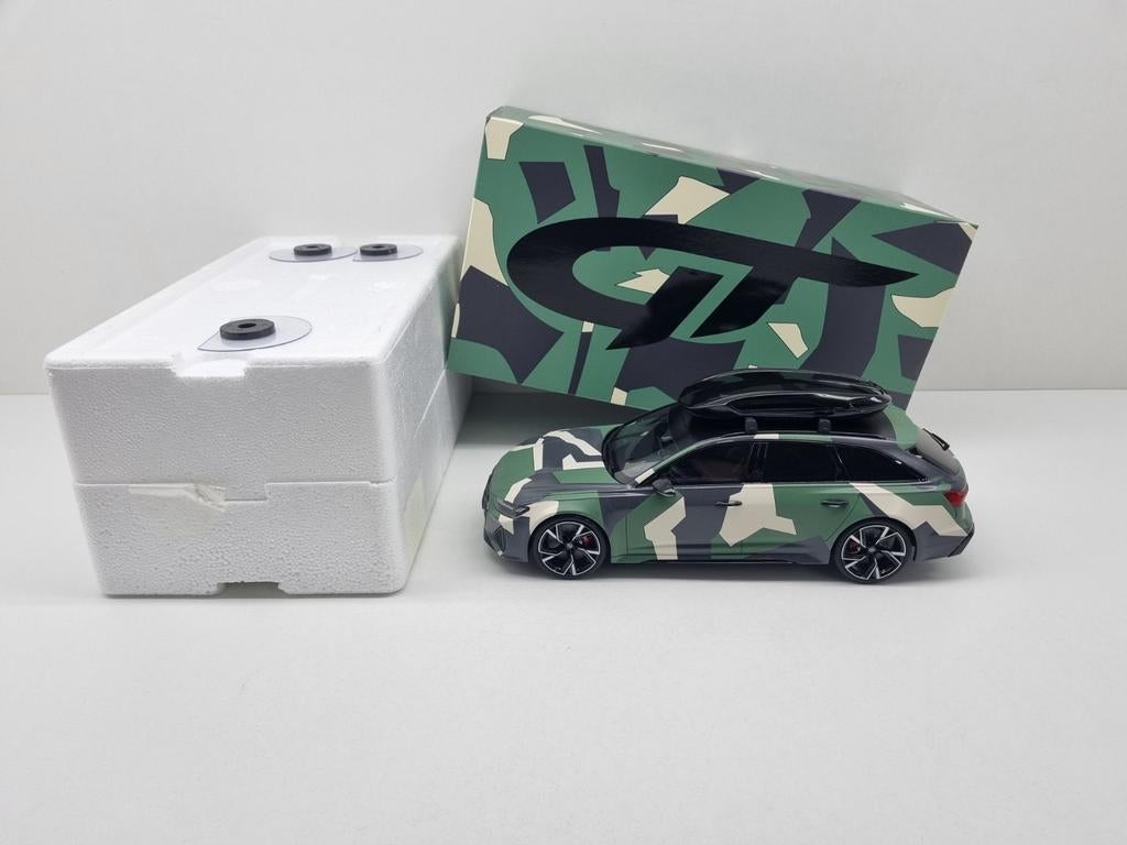 Gt Spirit Audi RS6 C8 Avant Camou 1/504 1:18 Nieuw, Hobby en Vrije tijd, Modelauto's | 1:18, Ophalen of Verzenden, Nieuw, Auto