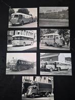7 foto's NBM Bussen 9x13 cm., Verzamelen, Spoorwegen en Tramwegen, Ophalen of Verzenden, Trein, Kaart of Prent