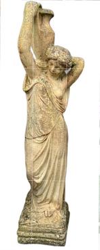 MOOI OUD TUINBEELD GRIEKSE MAAGD, Ophalen, Gebruikt, Steen