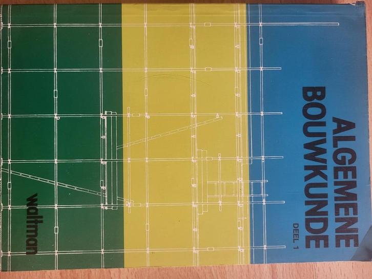 Algemene Bouwkunde Deel 1" van uitgeverij Waltman.Het boek, Boeken, Studieboeken en Cursussen, Zo goed als nieuw, HBO, Beta, Ophalen of Verzenden