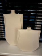 2 Creme Vazen Ligt&Living - Nieuw, Ophalen, Steen, Overige kleuren, 50 tot 75 cm