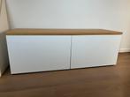 Besta tv meubel 120cm incl plank, Huis en Inrichting, Kasten | Televisiemeubels, 100 tot 150 cm, Zo goed als nieuw, Ophalen