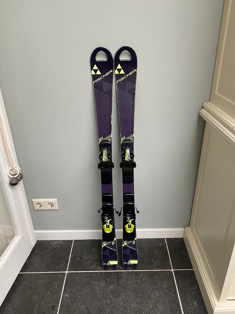 Fischer race skies 120 cm, Ophalen, Fischer, 100 tot 140 cm, Zo goed als nieuw