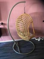 Bamboe Hangstoel met standaard, Ophalen, Zo goed als nieuw