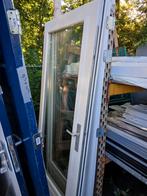 Set Terras/balkon deuren - Hardhout - 96x211 2delig, 80 tot 100 cm, Ophalen of Verzenden, 200 tot 215 cm, Glas