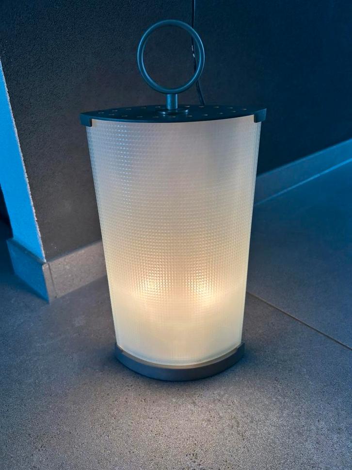 Fontana arte Pirellina glazen design dimbare lamp, Huis en Inrichting, Lampen | Tafellampen, Zo goed als nieuw, Ophalen
