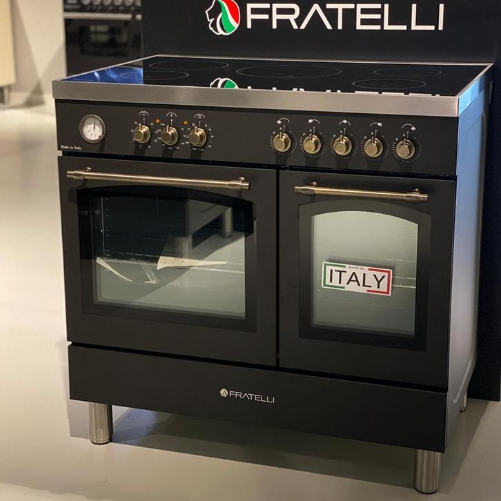 € 2.395 VE292-0I5FEM/ANB Fratelli Venezia showroom fornuis!, Witgoed en Apparatuur, Fornuizen, Zo goed als nieuw, Vrijstaand, Inductie