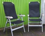 Tuinstoelen (2 stuks), Ophalen of Verzenden, Gebruikt, Verstelbaar