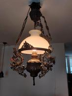 Antieke olie of petroleum lamp., Antiek en Kunst, Ophalen of Verzenden