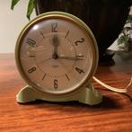 Mintgroen bakelieten Smiths Sectric klokje / wekker, Antiek en Kunst, Antiek | Klokken, Ophalen of Verzenden