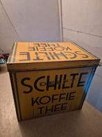 Vintage Schilte Koffie Thee Blik, Antiek en Kunst, Ophalen of Verzenden