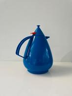 Vintage Leifheit Columbus thermoskan blauw Memphis, Ophalen of Verzenden, Gebruikt