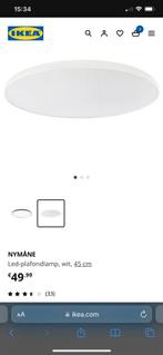 Ikea nymane plafond lamp wit, Huis en Inrichting, Lampen | Plafondlampen, Nieuw, Ophalen of Verzenden
