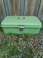 Vintage Groene Emaille Broodtrommel, Huis en Inrichting, Ophalen of Verzenden