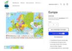 HEBRI wandkaart van Europa,zeer goede staat,nieuw 359 euro, Diversen, Schoolbenodigdheden, Ophalen, Zo goed als nieuw