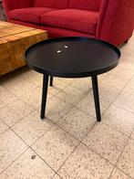 Zwarte ronde salontafel - Stijlvol en praktisch, Ophalen, Minder dan 45 cm, Minder dan 55 cm, Gebruikt