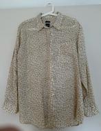 100% linnen blouse wit / beige- bruin GAP mt L ruimvallend, Kleding | Dames, Blouses en Tunieken, GAP, Wit, Maat 42/44 (L), Ophalen of Verzenden