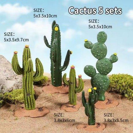 Cactus Set 5 stuks Wargames Scenery Terrein, Hobby en Vrije tijd, Wargaming, Nieuw, Overige soorten, Toebehoren, Ophalen of Verzenden