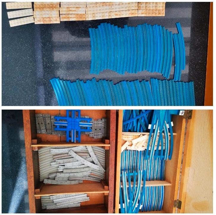 vintage LEGO Klassieke trein rail blauwe 12V Treinbaan Trafo, Kinderen en Baby's, Speelgoed | Duplo en Lego, Gebruikt, Lego, Ophalen of Verzenden