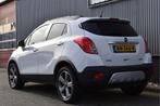 Opel Mokka 1.4 T Cosmo Automaat, Navi, Cruise, (bj 2014), Auto's, Opel, Euro 5, Gebruikt, Leder en Stof, Wit