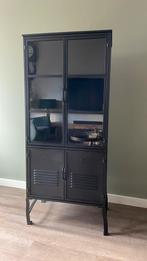 Mooi stalen kastje, Huis en Inrichting, Kasten | Vitrinekasten, Ophalen, Met deur(en), 100 tot 150 cm, 50 tot 100 cm