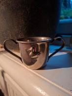 Verzilverde Kinderbeker met Eend, Antiek en Kunst, Ophalen of Verzenden