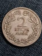 Duitsland,  Weimar Republiek 2 Mark 1926F - Zilver, Postzegels en Munten, Munten | Europa | Niet-Euromunten, Verzenden, Duitsland