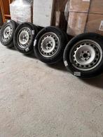 VW Caddy winterbanden op stalen velg, Ophalen