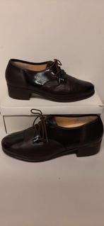 Verhulst veterschoenen, leer/lak, maat 8 / 42, Bruin, Nieuw, Ophalen of Verzenden, Verhulst