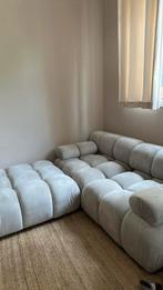 Lichtbeige moderne bank, Huis en Inrichting, Ophalen, Zo goed als nieuw