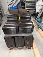 Partij Zwarte Dakpannen, Doe-het-zelf en Verbouw, Dakpannen en Dakbedekking, Gebruikt, Steen of Klei, Zwart, Ophalen of Verzenden