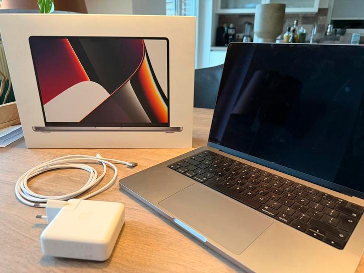 Apple MacBook Pro (M1 Pro, 2021) Incl Magic Mouse, Computers en Software, Apple Macbooks, Zo goed als nieuw, MacBook Pro, Overige groottes