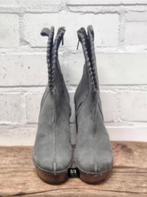 XUZ - Handmade leren klompjes laarzen maat 41 - Nieuw €225, Lage of Enkellaarzen, Ophalen of Verzenden, X, Grijs