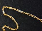 14 k gouden monte carlo ketting 78,7 gram 65 cm, Sieraden, Tassen en Uiterlijk, Kettingen, Ophalen of Verzenden, Nieuw, Goud, Goud